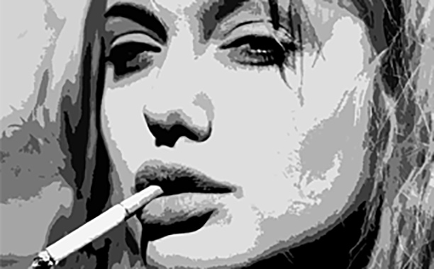 Angelina Jolie popart painting